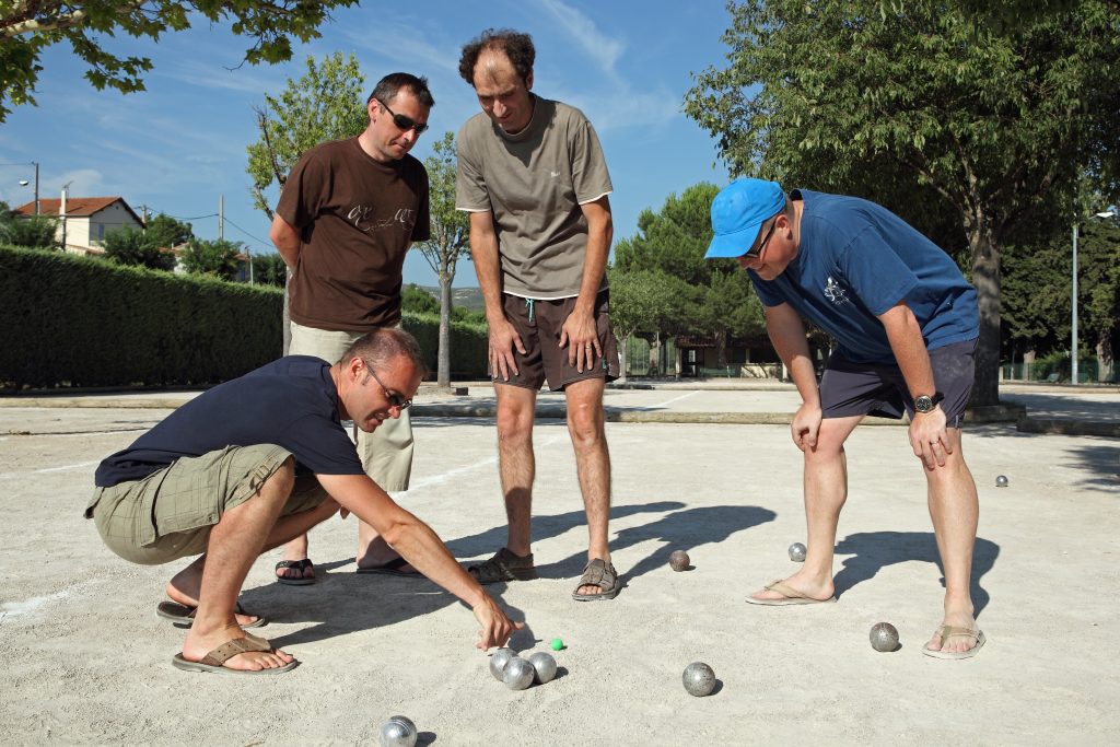 Concours de pétanque