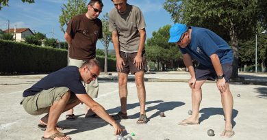 Concours de pétanque